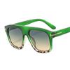 Outu Nuevas Gafas de Sol Decorativas M378 para Hombre y Mujer, Montura Grande Estilo Aviador, Color Moda Vintage