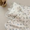 Toalla de gasa de algodón puro de Amazon, manta de hilo de doble capa, clase A, manta para la siesta del bebé, toalla de baño absorbente, estilo Ins, transfronterizo