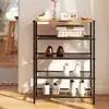 Zapatero simple multicapa ahorrador de espacio para el hogar, entrada, dormitorio, armario de almacenamiento para zapatos, estante organizador de zapatos combinado para alquiler