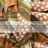 Bolsa Pop Empaquetada Individualmente con Asa Larga, Envuelto con Pañuelo de Seda, Pañuelo Pequeño de Satén Estampado, Cinta, Cinta de Regalo
