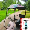 Toldo para Vehículo Eléctrico, Toldo Nuevo para Bicicleta, Parabrisas para Coche de Batería de Motocicleta, Paraguas para Coche con Protección Solar y contra la Lluvia