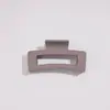 Pinza para el pelo de verano esmerilada pasador para recogido pinza de tiburón grande elegante de temperamento para mujer pinza para la parte posterior de la cabeza tocado al por mayor