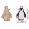 Accesorios para joyería DIY transfronterizos al por mayor: colgantes de esmalte, collares, llaveros, colgantes de aleación de mundo de hielo y nieve de invierno