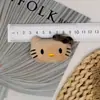 Muñeca de Peluche de Gatito Accesorios Muñeca Gato Gatito 3D Lazo Muñeca Adorno DIY Llavero Colgante