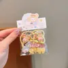 Ligas para el cabello de niños, lindas caricaturas de gato KT, diademas con moño para niñas y bebés, ligas que no dañan el cabello, accesorios elásticos para el cabello