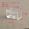 Tira de Luz LED Clip Transparente Hebilla para Tira de Luz 6/8/10/12/16/40 mm de Ancho Ranura para Tarjeta de Plástico de Silicona Flexible