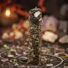 Velas enroladas de cera de abelha à base de plantas de sete cores, velas de flores secas, velas de Natal, velas coloridas de haste longa para aromaterapia