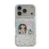 Funda para Teléfono Apple 17Promax con Bordes Redondeados, Doble Capa, Diseño de Elefante Floral Ligero, Adecuada para 16Promax/15Pro/14P