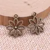 15x18mm 0.9g Multicolor DIY Aleación Accesorios para Joyería Flores y Árboles Colgante de Flor