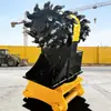 Fresadora para Escavadeira Fresadora de Túnel Hidráulica Completa Máquina de Mineração de Quatro Rodas Gancho Pequeno