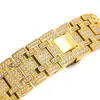 Reloj MISSFOX TikTok moda europea y americana rap Ice Watch hip hop diamante completo esfera grande cuarzo reloj de hombre