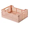 Cesto de Armazenamento Dobrável Portátil com Padrão Romano Multifuncional Organizador de Mesa para Casa Pode Ser Empilhado com Cestos de Armazenamento de Frutas e Legumes