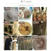 Corda de cânhamo artesanal material DIY arranhador para gatos linha de corda grossa de cânhamo decoração de tubo de água corda fina corda de amarração resistente ao desgaste