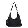 Bolsa Plissada de Design de Nicho Transfronteiriça para Mulheres 2026 Nova Tendência Bolsa Transversal Casual Japonesa e Coreana Versátil Bolsa de Nylon Formato Dumpling