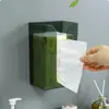 Caixa de Lenços de Acrílico Transparente Caixa de Armazenamento de Toalhas de Rosto Mesa Cozinha Restaurante Papel de Guardanapo Banheiro Caixa de Lenços Retrátil