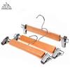 Ventas Directas de Fábrica Perchas de Madera Maciza Tienda de Ropa Perchas de Madera Maciza al por Mayor Percheros para Pantalones de Madera Maciza Perchas de Madera 32cm Almacenamiento