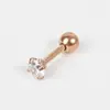 Joia Piercing de Osso da Sobrancelha Hot Girl Personalizada, Estilo Europeu e Americano, Aço Inoxidável, Acessórios de Piercing Corporal Coloridos Misturados Exagerados da Moda Atacado