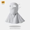 Protetor Solar Água Potável Feminino Verão Rosto Gola Pescoço Proteção UV Cobertura para Dirigir Rosto Máscara de Seda Gelada Cobertura Facial