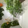 Árboles de Locusta Simulados, Árboles de Olmo, Árboles Banyan, Árboles Decorativos Grandes para Interiores y Exteriores, Árboles Artificiales, Plantas Verdes Simuladas, Adornos Simples de Paisajismo