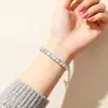 Pulsera Cuadrada de Circonita de Venta Caliente Transfronteriza Europea y Americana con Piedras Preciosas Microincrustadas Pulsera de Cadena de Muñeca de Moda con Personalidad Hip-Hop para Mujeres