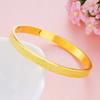 Pulseira Vietnamita de Ouro Areia Fosco com Fivela Pulseira Ajustável de Abertura para Menina Cobre Banhado a Ouro Imitação de Ouro Presente Joias Atacado