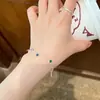 Pulsera de Plata de Ley S925 para Mujer, Colección Pequeña y Exquisita, Material Totalmente de Plata de Ley, Estilo Versátil Popular entre Blogueras