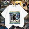 Tungtungsahur Tongtongge Hombre Palo de Madera Montañas y Mares Extranjeros Abstractos Camiseta de Manga Corta de Algodón Puro Ropa para Niños Verano