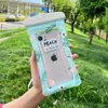Bolsa impermeable para teléfono móvil de exterior, animal de dibujos animados, PVC transparente sellado, bolsa impermeable, funda impermeable para teléfono móvil para drifting y cámara