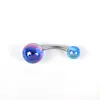 Piercing de Umbigo Transfronteiriço Borla Personalizado Exagerado Moda Body Piercing Joia Lantejoula Estrela Ponto Anel Acrílico Atacado