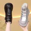Botas de neve impermeáveis de sola grossa estilo Nordeste para mulheres, novo modelo 2026, com fecho de velcro, quentes, recheadas com plumas e algodão, versáteis, sola macia e duráveis