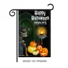 ¡Guau, la nueva bandera de jardín de Halloween de Amazon, bandera decorativa de Feliz Halloween, bandera colgante de Halloween