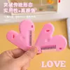 Peine para adelgazar el cabello para uso doméstico, herramienta para adelgazar el cabello, tijeras para flequillo, herramienta para recortar el flequillo de niñas y niños, cuchillo para cortar el cabello