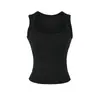 Camiseta básica estilo americano para mujer, top casual deportivo versátil para el otoño de 2026 que cubre los lados del busto, de longitud corta