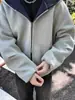 Talla Grande 300 Jin Sudadera con Capucha y Doble Cremallera para Hombre Primavera/Otoño Corte Holgado Estilo Americano High Street Chaqueta Pesada Rígida con Capucha 2