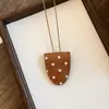 Clip para Gafas con Cadena para Cuello Estilo Coreano Retro Lunares Estampado de Leopardo para Mujer Nueva Moda Cadena para Colgar en Suéter Accesorios Versátiles para Viajes Cotidianos