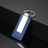 Llavero de cuero sintético de metal para comercio exterior transfronterizo, llavero de cuero, llavero de cuero, llavero láser, colgante láser, regalo