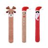 Artículos Populares para Mascotas de Amazon, Nuevo Juguete de Peluche Largo con Forma de Navidad para Masticar Perros