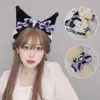 Acessórios de Orelha de Pelúcia Simulada Headdress Lolita Adereços para Comic Show de Cosplay Faixa de Cabeça Fofa Kuromimi