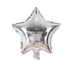 Globos de Papel de Aluminio de 10 Pulgadas en Forma de Corazón y Cinco Estrellas Suministros para Fiesta de Cumpleaños Boda Decoraciones Inflables Oro Rosa Navidad