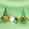 Decoración Transfronteriza del Día de San Patricio Muñeco sin Rostro Muñeco Vaso Rudolph Cornudo Festival Diseño del Lugar