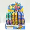 Caneta Gel com Botão Zootopia para Alunos do Ensino Fundamental, Caneta Esferográfica Tinta Preta, Caneta de Assinatura à Base de Água, Caneta Caixa Surpresa, Material Escolar