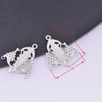 供应饰品配件不锈钢不锈钢腐蚀 发饰 耳饰 吊坠 挂件花片配件