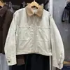 Jaqueta Curta Casual com Zíper Moda Feminina Masculina / Jaqueta Curta 26 Outono Inverno Novo 487516 488787