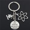 Comercio Transfronterizo Maestro Regalo para el Día del Maestro Llavero Llavero de Maestro de Química Llavero con Colgante Creativo