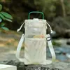 Bolsa de Malla Personalizada para Botella de Agua Bolso de Hombro Cruzado para Teléfono Bolsa de Almacenamiento Funda Protectora Portátil Bolso Tote de Malla Bolsa Ajustable
