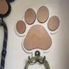 Gancho de Pared de Madera con Huella de Pata de Moda de Venta Caliente Transfronteriza Pulido Hecho a Mano Colgador de Toallas y Ropa