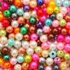 Contas Soltas Redondas de Pérola Acrílica ABS para Pulseira, Colar, Brincos DIY Materiais de Miçangas Caneta de Miçangas DIY Acessórios
