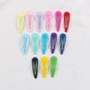 Color caramelo clip bb clip para pelo roto color gota de aceite clip accesorios para el pelo accesorios hechos a mano material clip de borde completo semiacabado