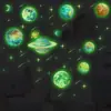 Br-Yg034Q Planeta Galaxia Creativa Luminoso Nuevo Autoadhesivo Pegatina de Pared Dormitorio Habitación Infantil Pegatina Decorativa