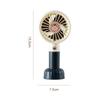 Ventilador de escritorio pequeño vertical transfronterizo estilo retro de Hong Kong tres velocidades de viento portátil carga USB de mano pequeño ventilador